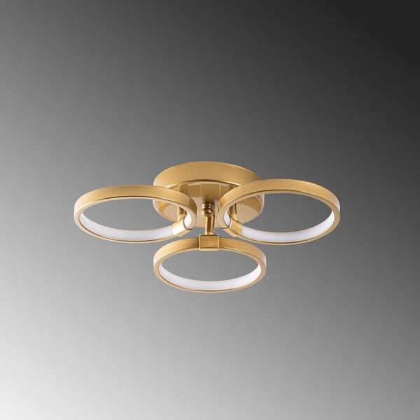 LED осветително тяло за таван златно ø 17 cm Halka – Opviq lights-image-2