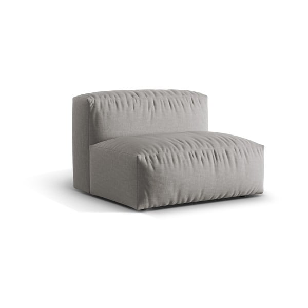 Светлосив модул за диван (среден модул) Martina – Micadoni Home-image-1