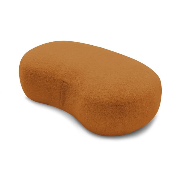 Табуретка от букле в цвят горчица Saint-Germain - Bobochic Paris-image-4