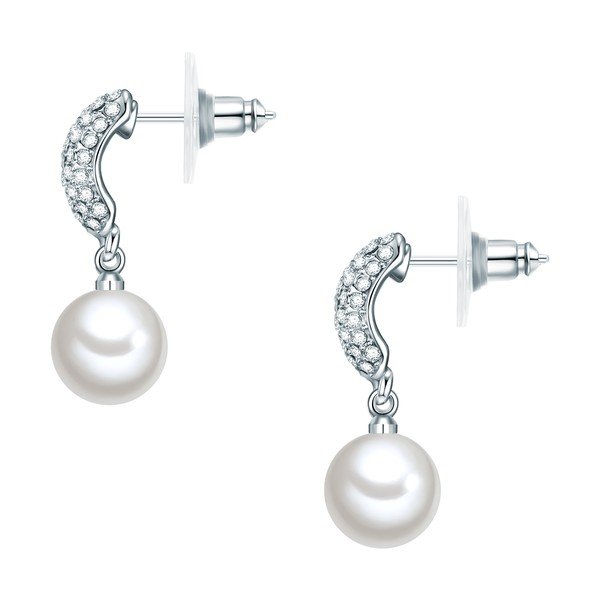 Perlové náušnice Pearldesse Sid, ⌀ 10 mm-image-2