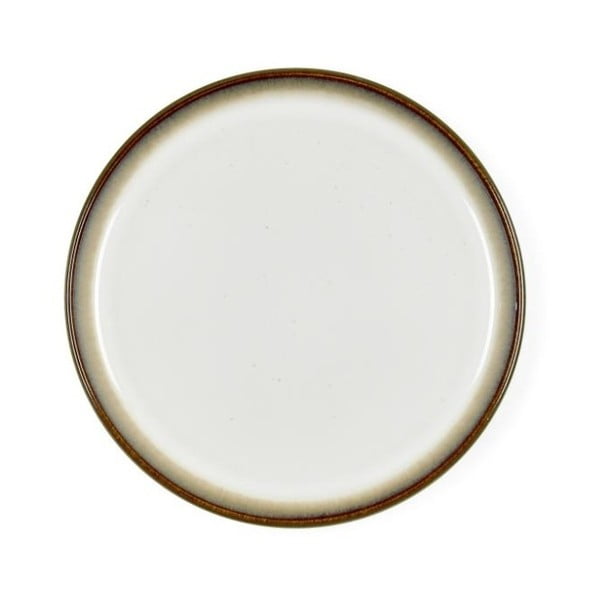 Десертна чиния от кремав бял фаянс Mensa, диаметър 21 cm - Bitz
