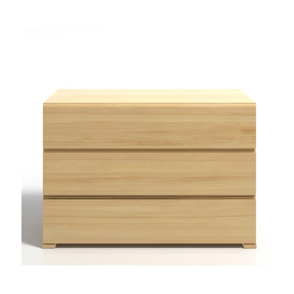 Скрин от борова дървесина с 3 чекмеджета SKANDICA Vestre - Skandica