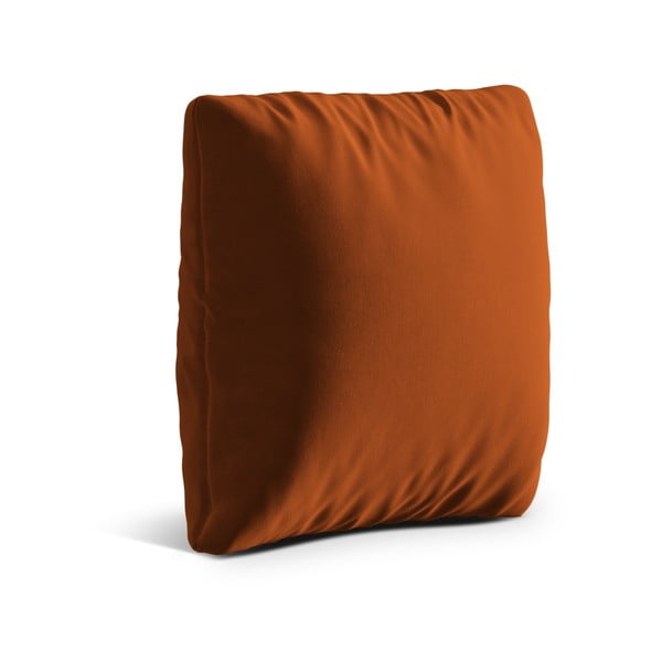 Теракотена кадифена възглавница за диван Kemi – Cosmopolitan Design-image-1