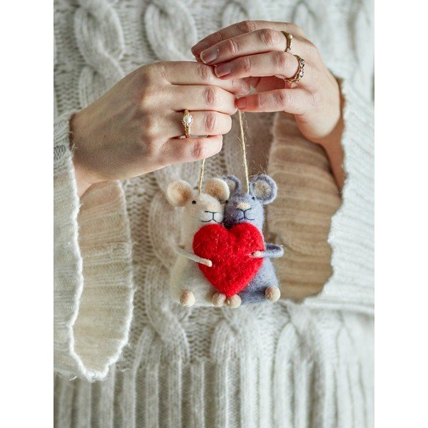 Вълнена коледна украса Peo – Bloomingville-image-1