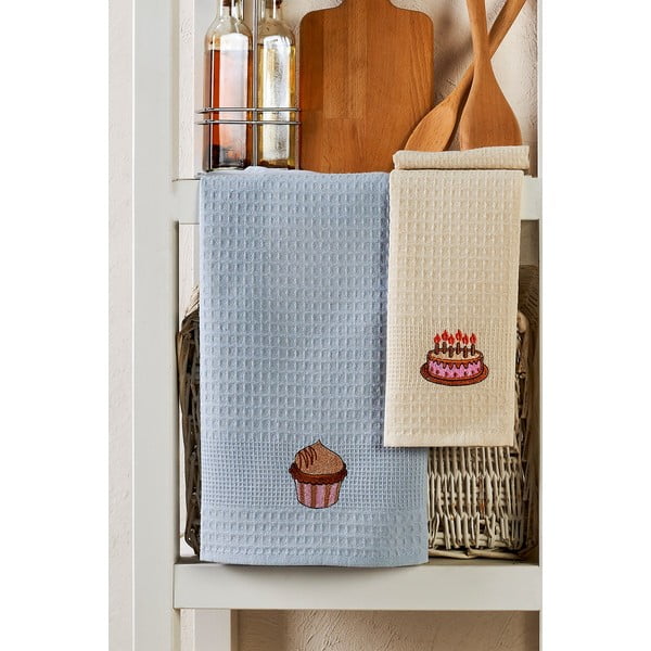 Памучни кърпи за съдове в комплект от 6 бр. 40x60 cm Cake – Foutastic-image-4