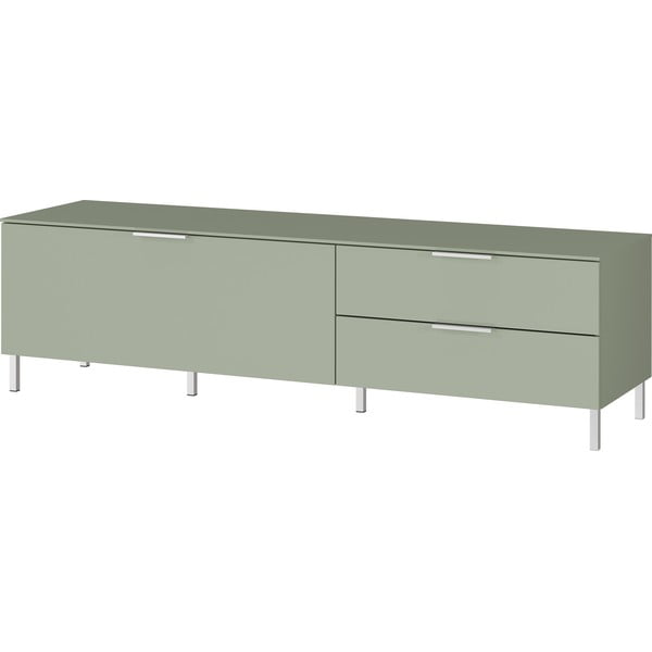 Светлозелена телевизионна масичка 164x47 cm Kenora - Germania-image-2