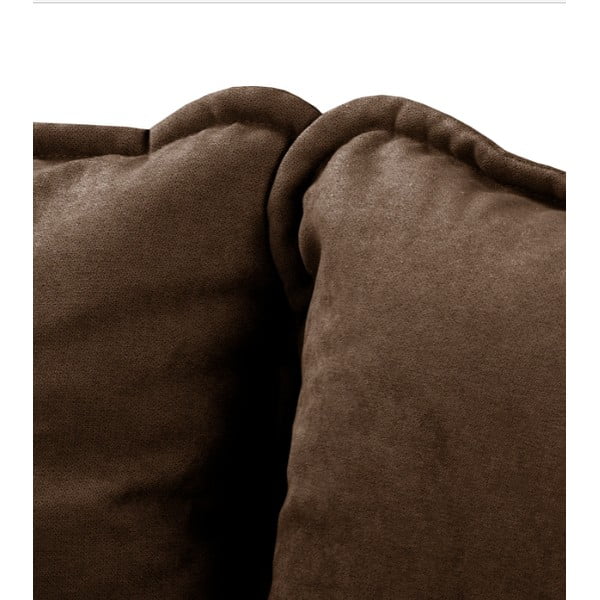 Тъмнокафяв диван 193 cm Beata - Ropez-image-1