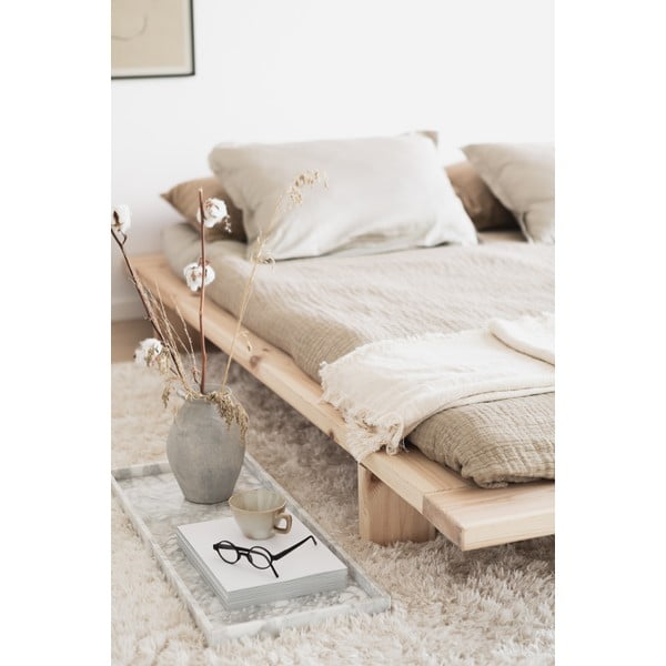 Черно двойно легло с рамка 140x200 cm Japan - Karup Design-image-1