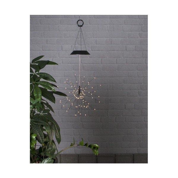 Външна слънчева LED светлина за окачване с бели светодиоди , височина 50 см Firework - Star Trading-image-3