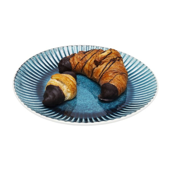 Синя керамична чиния Ръб, ⌀ 29 cm Mustique - Kare Design-image-2