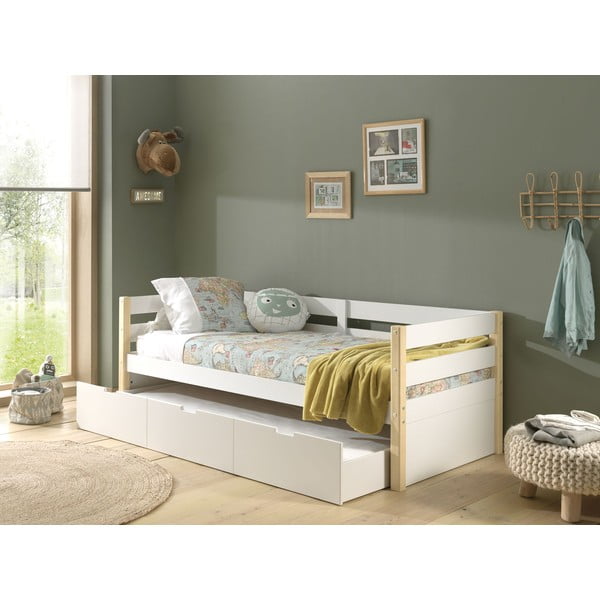 Бяло чекмедже под детското легло Margrit - Vipack-image-2