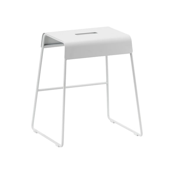 Бял метален стол A-Stool – Zone