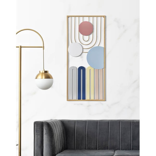 Метална декорация за стена 37x84 cm Colorful – Mauro Ferretti-image-2