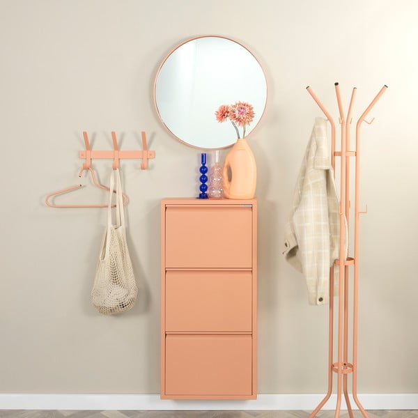 Метална стенна закачалка в цвят сьомга 40 cm Dexter – Spinder Design-image-1