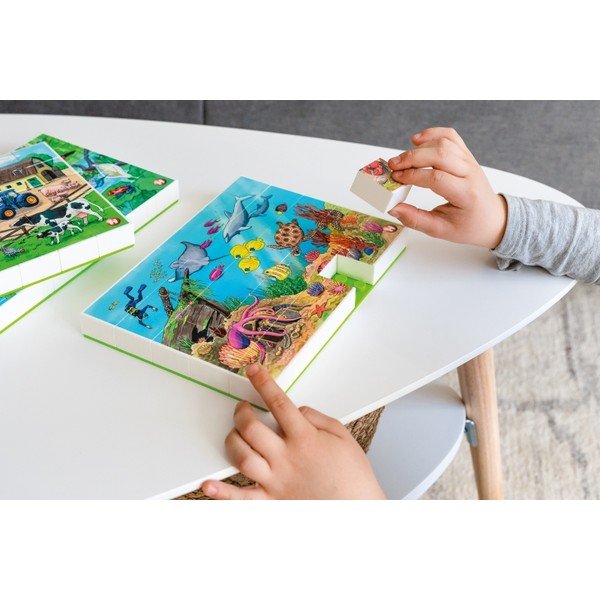 Детски пъзел Подводен свят Pestrobarevný podvodní svět - Hubelino-image-1