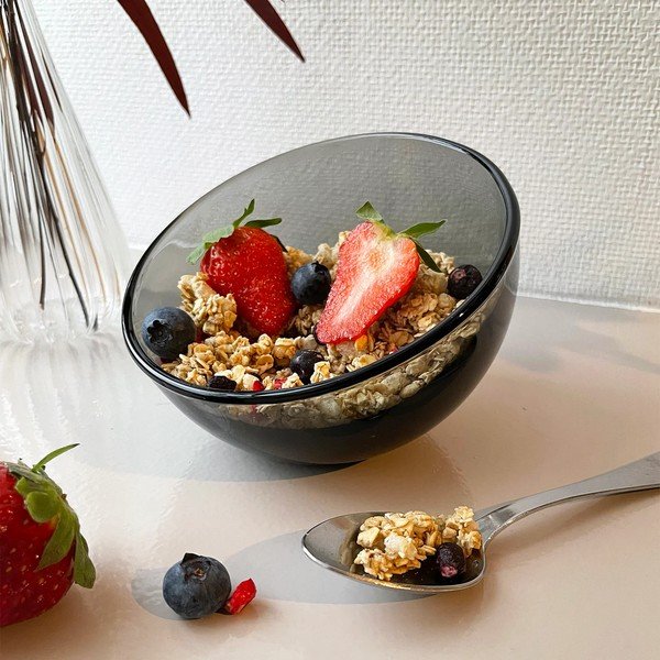 Антрацитна стъклена купа La Rochère Bubble - La Rochére-image-1