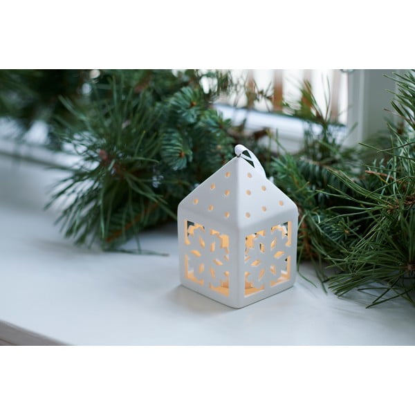 LED декорация Снежинка, височина 10,5 см Olina - Sirius