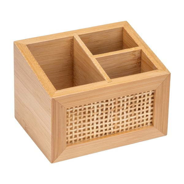 Бамбуков органайзер за баня Allegre, 12 x 9 cm - Wenko