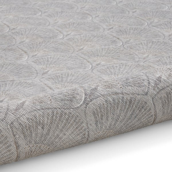 Светлосив килим подходящ за пране 122x170 cm Deco Peacock – Catherine Lansfield-image-3