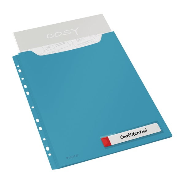 Сини офис папки с голям капацитет , A4 Cosy - Leitz-image-2