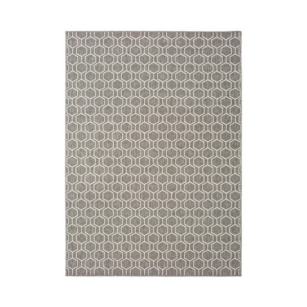 Сив килим за открито , 120 x 170 cm Clhoe - Universal
