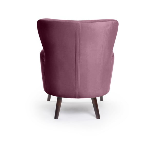 Лилаво кадифено кресло Noemye – Bonami Selection-image-4