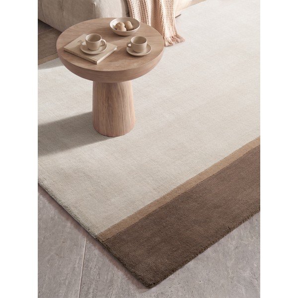 Кафяв/кремав вълнен килим 120x170 cm Rowan – Villeroy&Boch-image-2