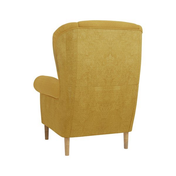 Жълто кресло крило Swan – Ropez-image-2