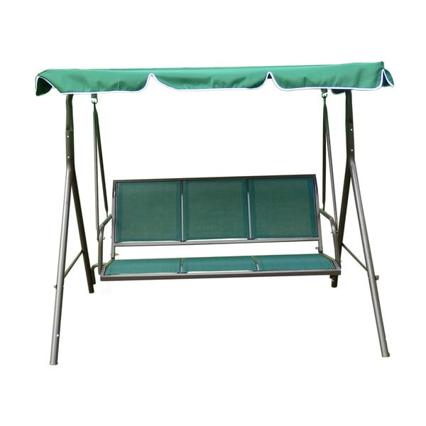 Зелена градинска люлка метална Confort – Rojaplast-image-2