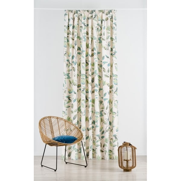 Зелена и кремава   завеса 210x260 cm Maui - Mendola Fabrics