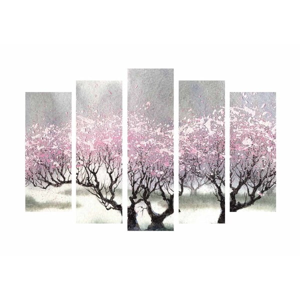 Картина от 5 части върху платно Cherry Blossom - Wallity