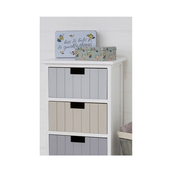 Комплект от 2 калаени кутии за съхранение, 13 x 20 cm Alicia - Premier Housewares-image-2