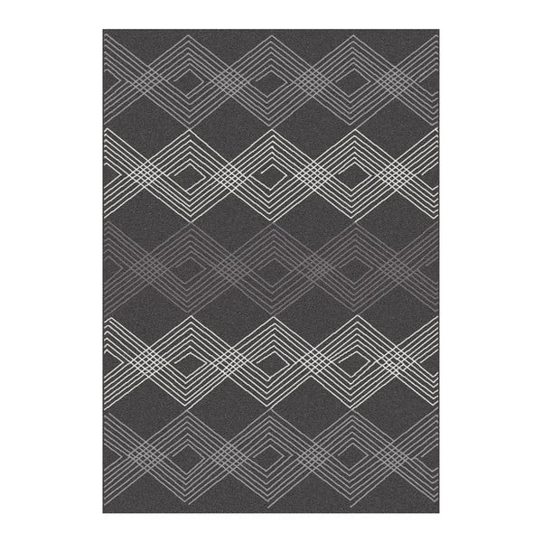 Черен килим Норвегия Geo, 120 x 170 cm - Universal