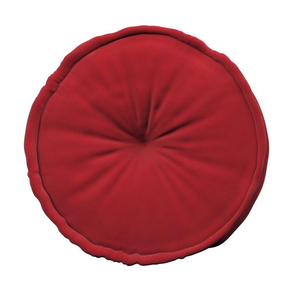 Červený sedací vak Posh Velvet – Yellow Tipi-image-1