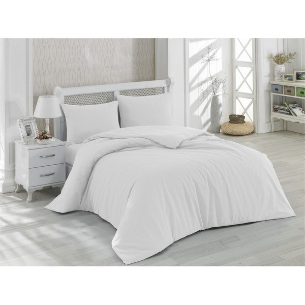 Памучно спално бельо с чаршаф за двойно легло Precioso, 200 x 220 cm - Mijolnir-image-3