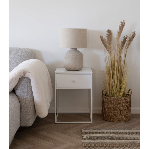 Бяло нощно шкафче Vita – House Nordic-image-1