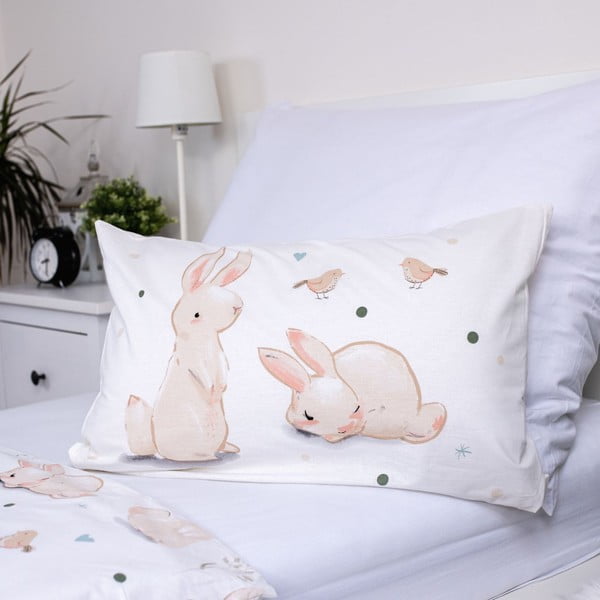 Памучно детско спално бельо 100x135 cm Bunnies – Jerry Fabrics-image-3