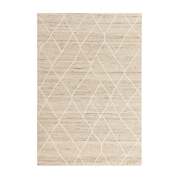 Вълнен килим в естествен цвят 200x290 cm Noah - Asiatic Carpets
