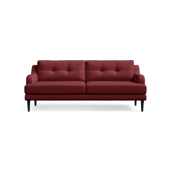 Червен триместен диван Marie Claire GABY - Marie Claire Home