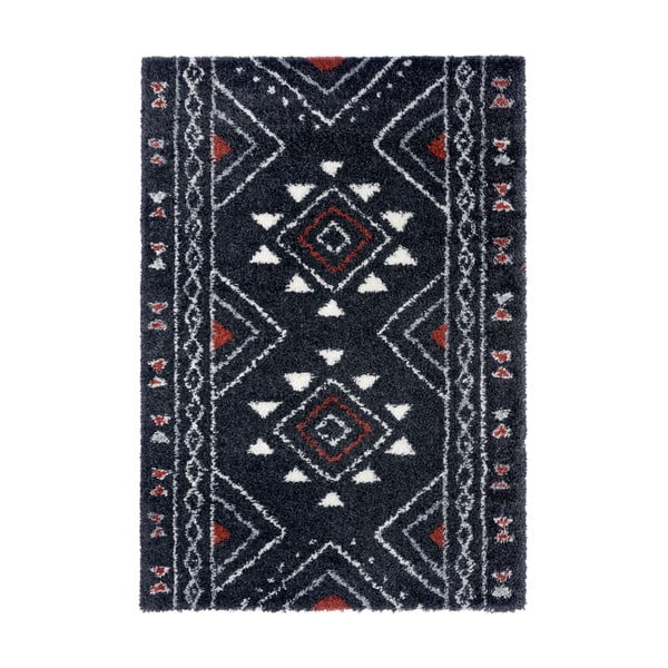 Черен килим , 80 x 150 cm Hurley - Mint Rugs