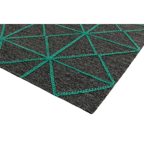Černo-zelený koberec Asiatic Carpets Prism, 120 x 170 cm-image-4
