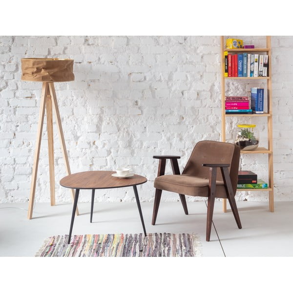 Масичка за кафе с черни крака , 67 x 62 cm Pawi Pick - Ragaba-image-1