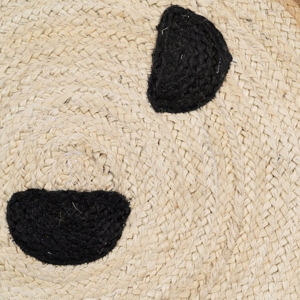 Ютен детски килим в естествен цвят   ø 100 cm Chiquillo – Ixia-image-2