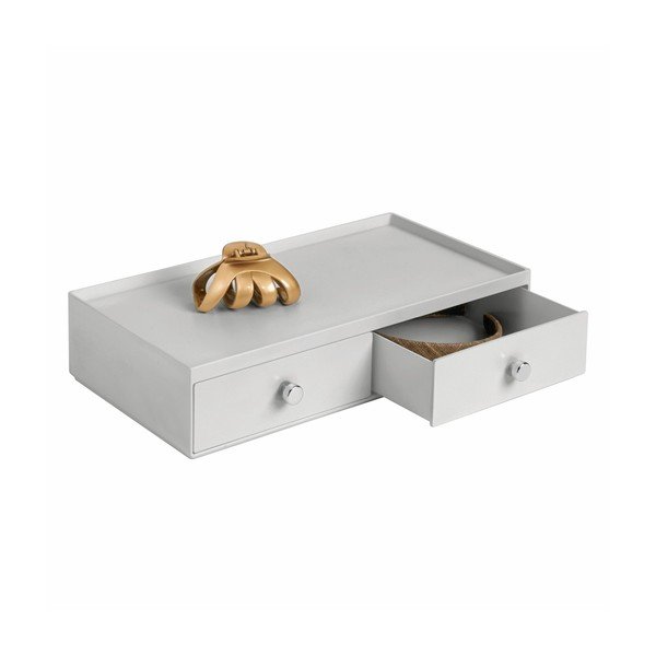 Bílý organizér se 2 zásuvkami InterDesign Desk-image-1