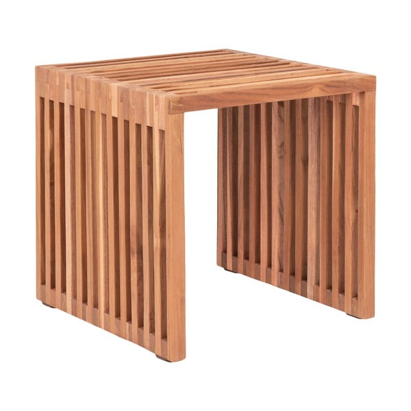 Странична маса от тиково дърво 40x40 cm Pego - House Nordic