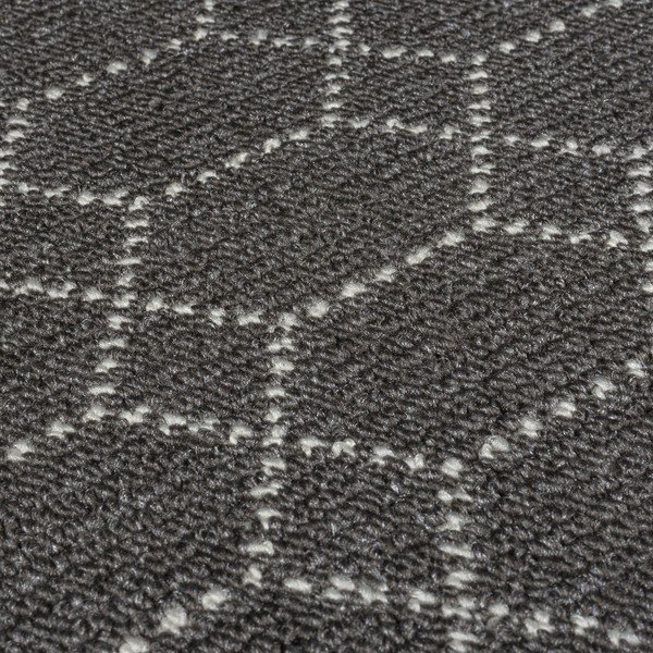Тъмносива пътека подходяща за пране 57x230 cm Argyll – Flair Rugs-image-4