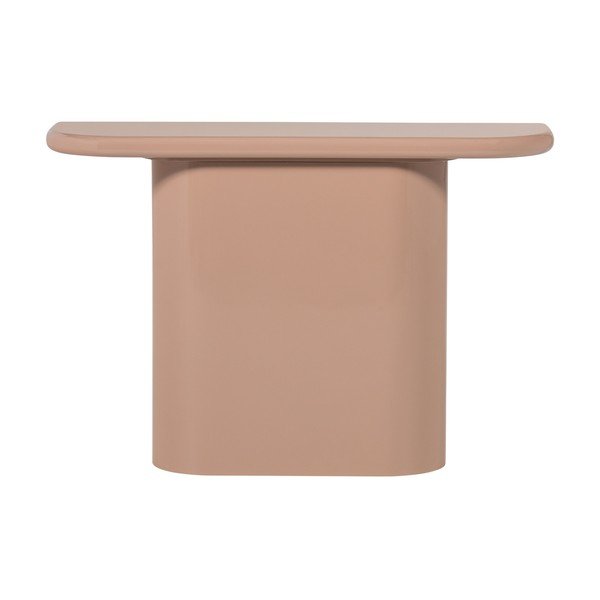 Светлорозова гланцова конзолна маса 30x120 cm Nocta – WOOOD-image-3