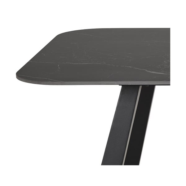 Трапезна маса с керамичен плот 90x180 cm Antalya – Actona-image-4