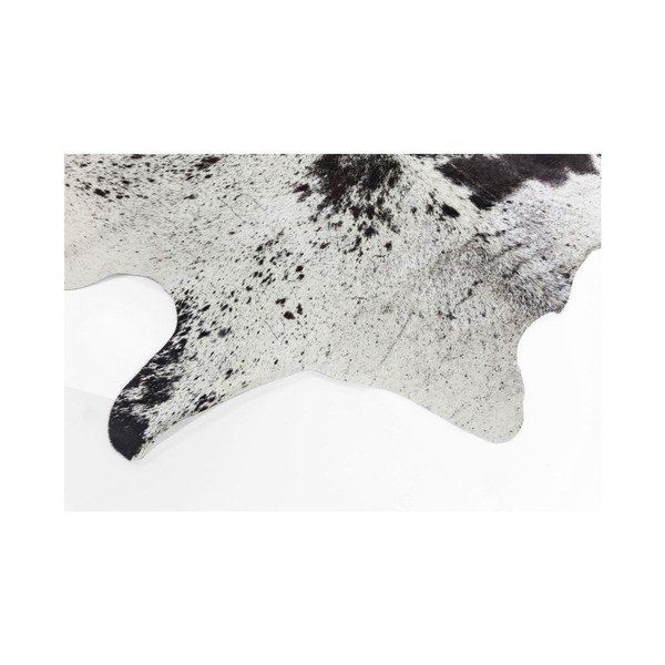 Bílo-hnědý koberec z hovězí kůže Kare Design Hide, 190 x 150 cm-image-1