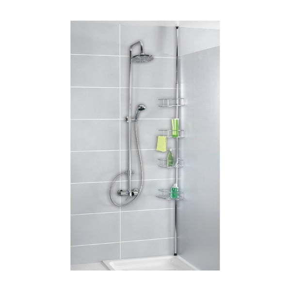 Телескопичен ъглов рафт за душ Prea , 23 x 31 cm Dolcedo - Wenko-image-2